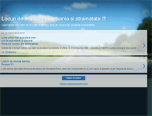 Tablet Screenshot of locuirdemuncainromaniasistrainatate.blogspot.com