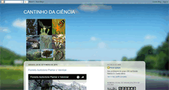 Desktop Screenshot of cantinhodaciencia-igrejas.blogspot.com