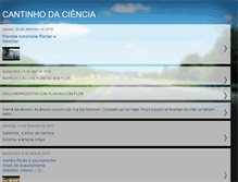 Tablet Screenshot of cantinhodaciencia-igrejas.blogspot.com