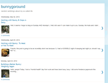 Tablet Screenshot of bunnygoround.blogspot.com