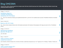 Tablet Screenshot of blogdikesma.blogspot.com
