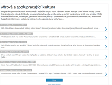 Tablet Screenshot of mirovakultura.blogspot.com
