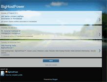 Tablet Screenshot of bighostpower.blogspot.com
