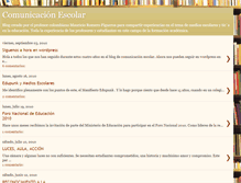 Tablet Screenshot of comunicacionescolar.blogspot.com