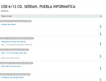Tablet Screenshot of ceb613informatica.blogspot.com