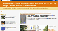 Desktop Screenshot of hakaristikirkko-ja-seppo-lehto.blogspot.com