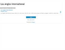 Tablet Screenshot of daniel-airports-lax.blogspot.com
