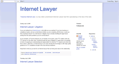 Desktop Screenshot of internet-lawyer.blogspot.com