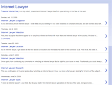 Tablet Screenshot of internet-lawyer.blogspot.com