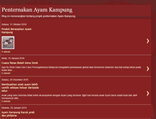 Tablet Screenshot of penternakanayamkampung.blogspot.com