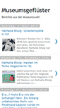 Mobile Screenshot of museumsgefluester.blogspot.com