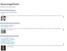 Tablet Screenshot of museumsgefluester.blogspot.com