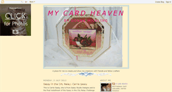 Desktop Screenshot of mycardheaven.blogspot.com