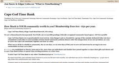 Desktop Screenshot of capecodtimebank.blogspot.com