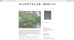 Desktop Screenshot of kunstklubberlin.blogspot.com