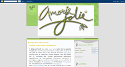 Desktop Screenshot of amoriejolie.blogspot.com