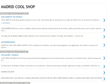 Tablet Screenshot of madridcoolshop.blogspot.com