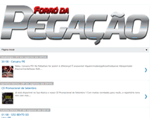 Tablet Screenshot of forrodapegacao.blogspot.com