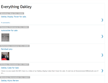 Tablet Screenshot of everythingoakley.blogspot.com