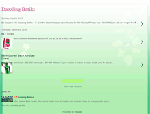 Tablet Screenshot of dazzling-batikz.blogspot.com