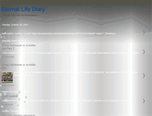 Tablet Screenshot of eternal-life-diary.blogspot.com