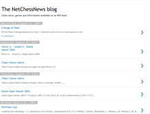 Tablet Screenshot of netchessnews.blogspot.com