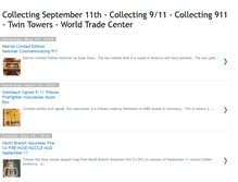 Tablet Screenshot of collectingseptember11th.blogspot.com