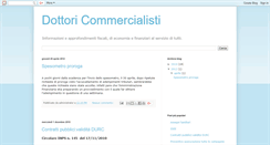 Desktop Screenshot of drcommercialisti.blogspot.com