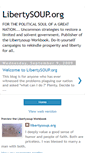 Mobile Screenshot of libertysoup.blogspot.com