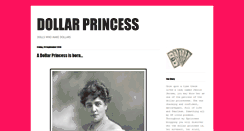 Desktop Screenshot of dollarprincess.blogspot.com