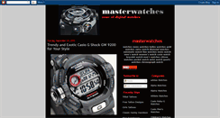 Desktop Screenshot of masterwatches.blogspot.com