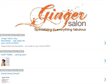 Tablet Screenshot of gingersalonblog.blogspot.com