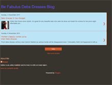 Tablet Screenshot of befabulusdebsdresses.blogspot.com