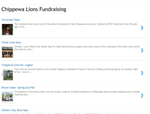 Tablet Screenshot of chippewalionsfundraising.blogspot.com