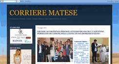 Desktop Screenshot of corrierematese.blogspot.com