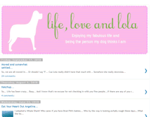 Tablet Screenshot of lifeloveandlola.blogspot.com
