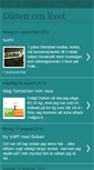 Mobile Screenshot of dittenomlivet.blogspot.com