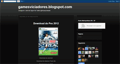 Desktop Screenshot of gamesviciadores.blogspot.com