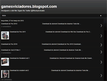 Tablet Screenshot of gamesviciadores.blogspot.com