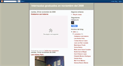 Desktop Screenshot of curso2008noviembre.blogspot.com