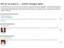 Tablet Screenshot of lifeasweknowit-rach.blogspot.com