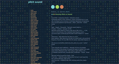 Desktop Screenshot of pitch33sound.blogspot.com