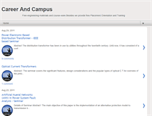 Tablet Screenshot of careerncampus.blogspot.com