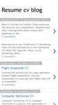 Mobile Screenshot of cv-resume-samples.blogspot.com