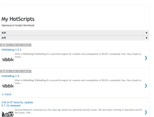 Tablet Screenshot of myhotscripts.blogspot.com