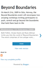 Mobile Screenshot of beyondboundaries-oslo.blogspot.com