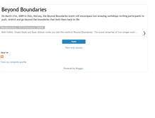 Tablet Screenshot of beyondboundaries-oslo.blogspot.com