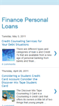 Mobile Screenshot of finance-personalloans.blogspot.com