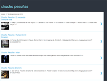 Tablet Screenshot of chucho-pesunas.blogspot.com