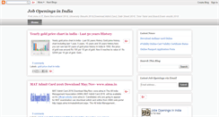 Desktop Screenshot of career-job-openings-in-india.blogspot.com